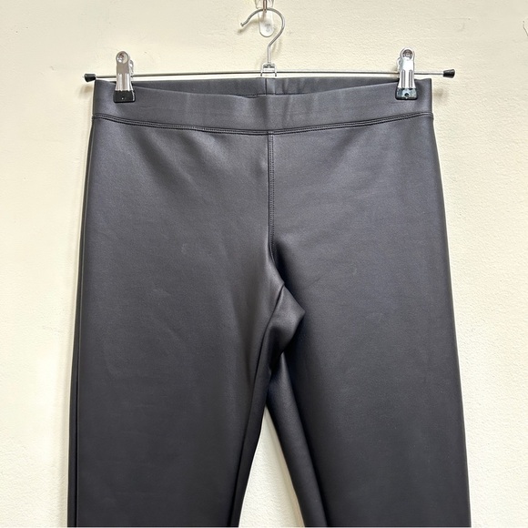 Express Black Faux Leather Scuba Leggings, Size Small - Picture 6 of 10